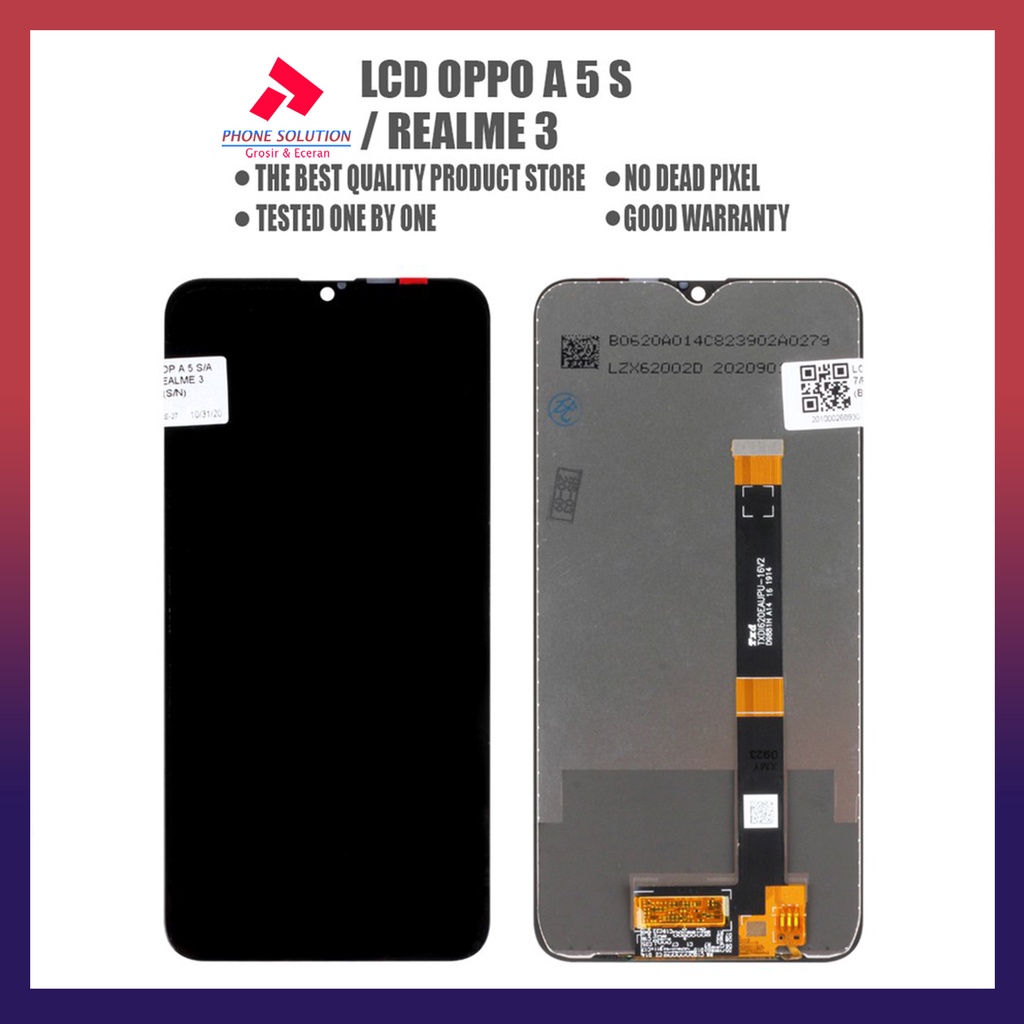 LCD Oppo A5S  LCD Oppo A7  LCD Oppo A12  LCD Realme 3 Universal Fullset Touchscreen // Supplier LCD Oppo A5S - Garansi 1 Bulan