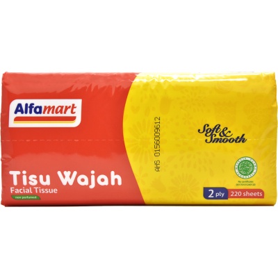 Alfamart/Alfamidi Facial Tissue Pack 220 dan 400