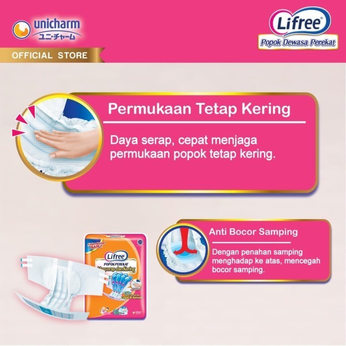 Lifree - Popok Perekat Dewasa Popok Dewasa Lifree Adult Diapers #98