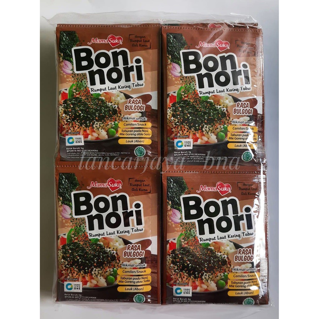 Mamasuka Bon Nori Renceng Sachet 5gr Isi 24pcs