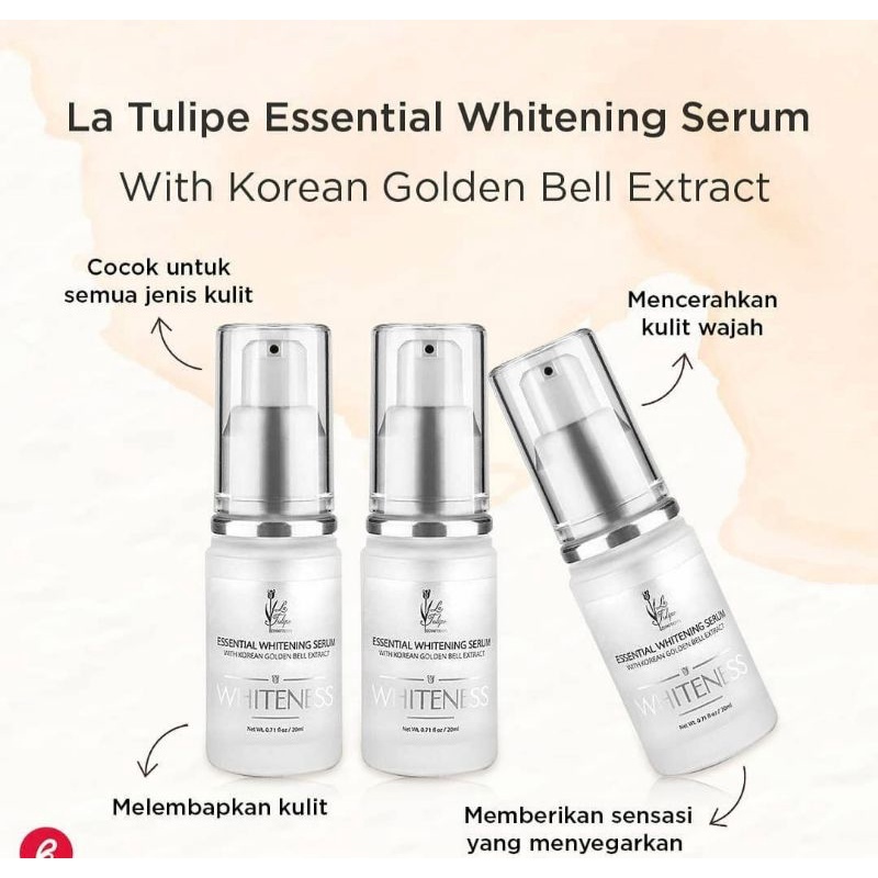 La Tulipe Whiteness Essential Whitening serum