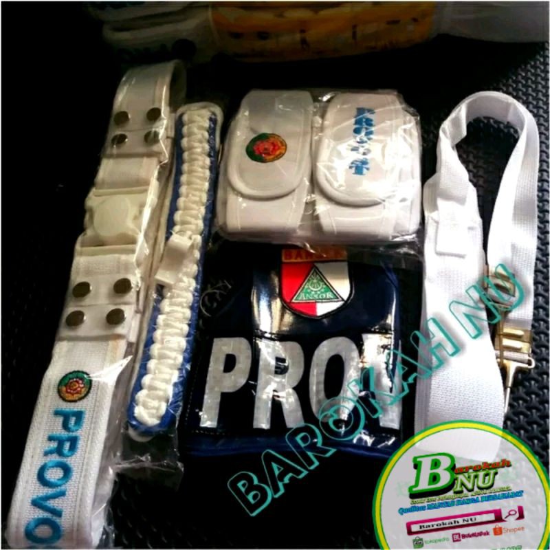 Paket Provost BANSER|atribut provst BANSER| slempang pkd|asesoris banser murah lengkap