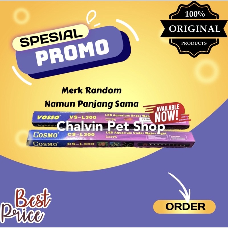 Lampu Led Celup Aquarium 30 Cm