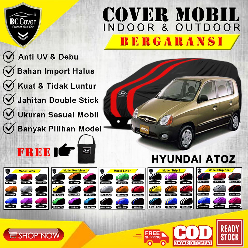 Body Cover Mobil Hyundai Atoz / Sarung Mobil Atoz / Selimut Mantel Pelindung Jas Mantol Kerudung Penutup Tutup Mobil Hyundai Atoz Outdoor