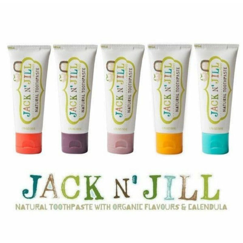 Jack N Jill Natural Organic Kids Toothpaste/Pasta Gigi Anak Bayi