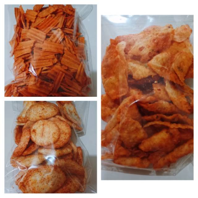 

Keripik Spicy Kentang/Cireng/Palembang