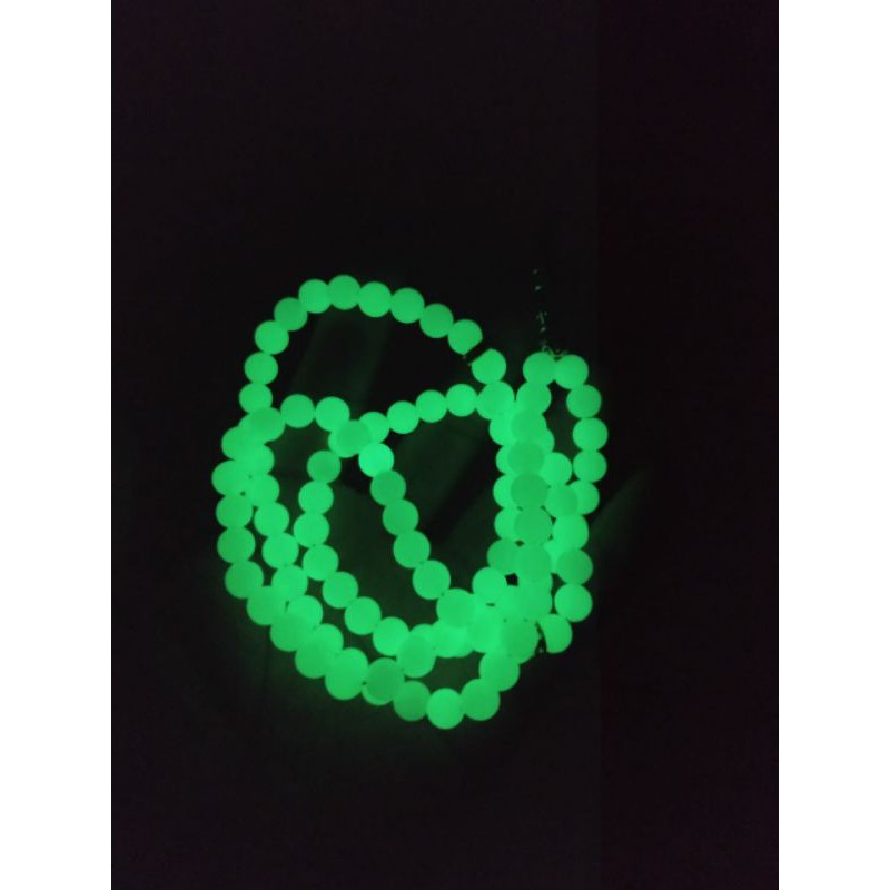 Tasbih Batu Fosfor Asli Ukuran 8mm