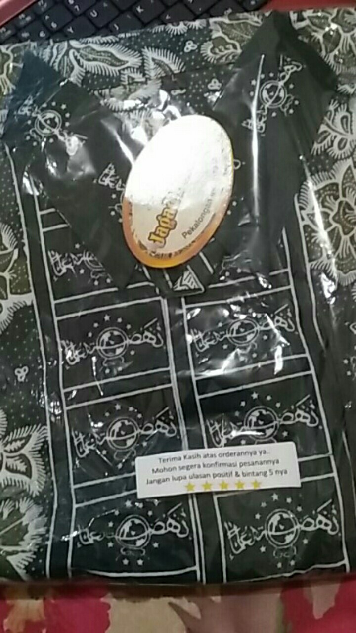 Baju Batik Nu Kemeja Batik Nu Katun Primis Motif Terbaru/best Seller/terlaris