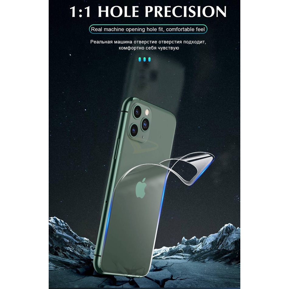 Pelindung Layar Hydrogel Untuk Iphone 11 12 Pro Max Mini 7 8 Plus X Xs Max Xr Se 2020