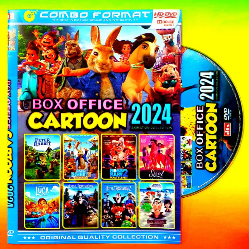 KASET VIDEO FILM BOX OFFICE CARTOON MOVIE COLLECTION 2024