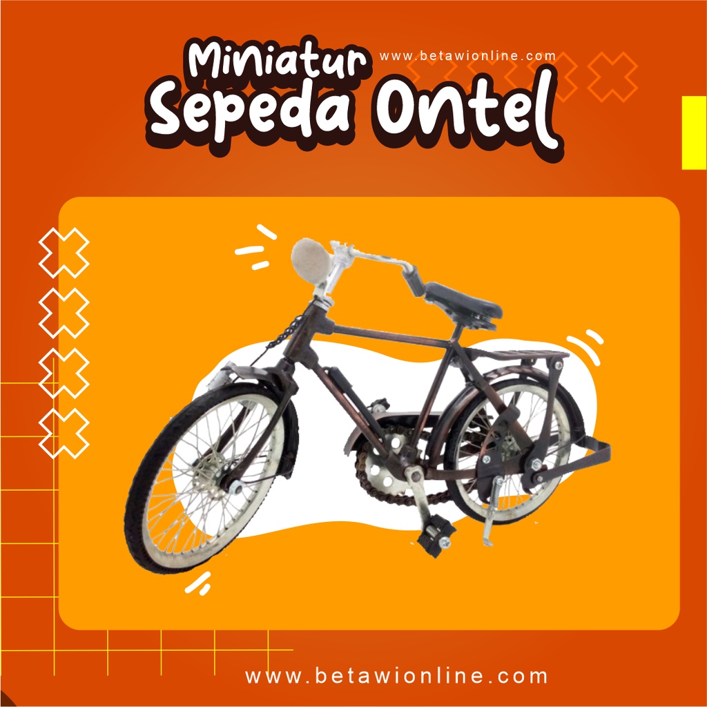 Miniatur Sepeda Ontel Kecil