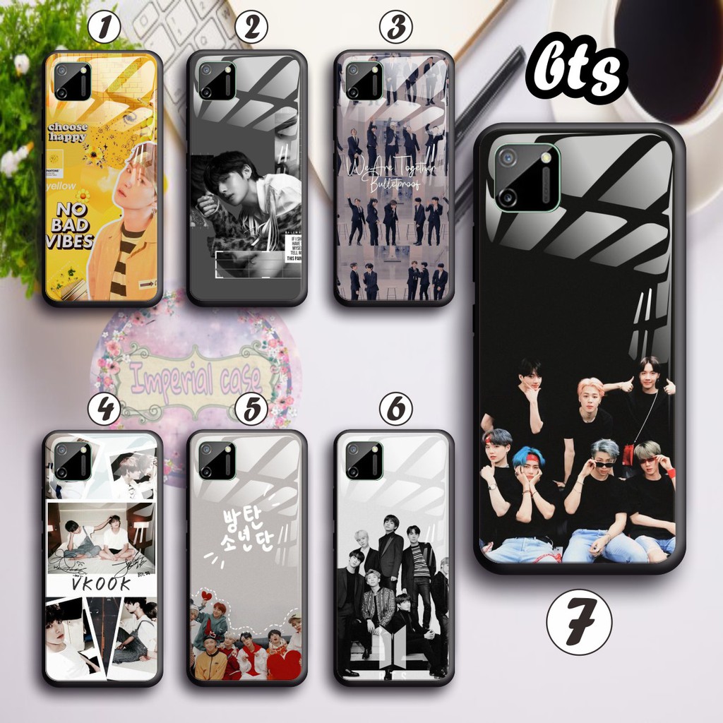 back case glass BTS Samsung J2prime G530prime A01 CORE A20 A30 A20s A50 A50s A21s A01 A11 M11 IC1181