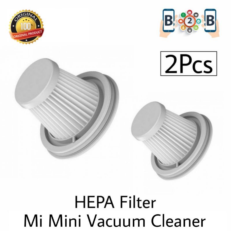 HEPA Filter for Mijia Mini Vacuum Cleaner Refill 2pcs