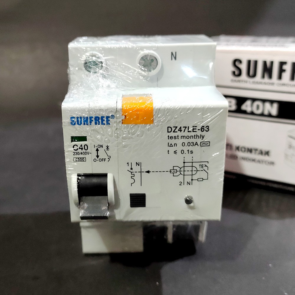 Antikontak Sunfree 3p 40 Ampere 4,5KA