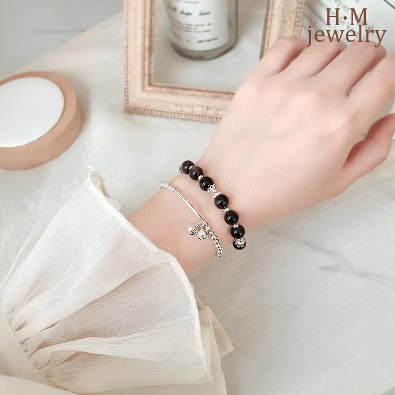 Gelang Rantai Charm Lonceng Gaya Mori Untuk Wanita