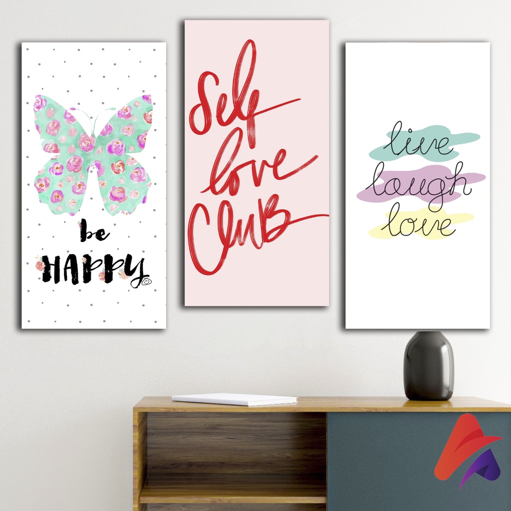 HIASAN DINDING QUOTE PAJANGAN WALLDECOR PAJANGAN DEKORASI DECOR KAMAR KATA MOTIVASI