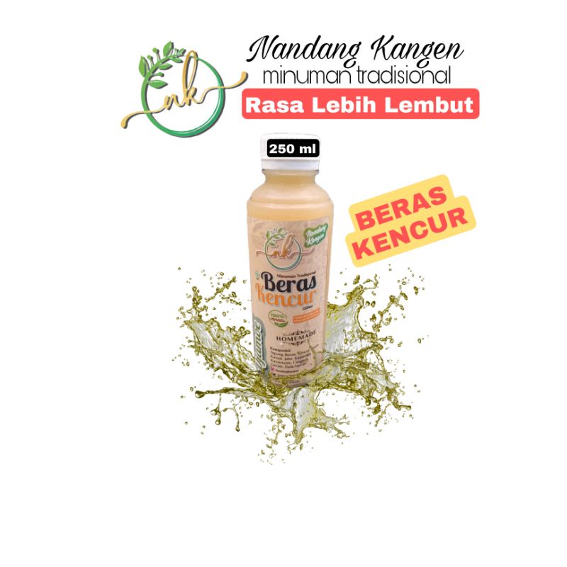 

Minuman Tradisional Beras Kencur jamu jawa asli nandangkangen botol