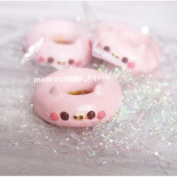 Squishy licensed animal donut by mother garden / creative yoko ( ORI)