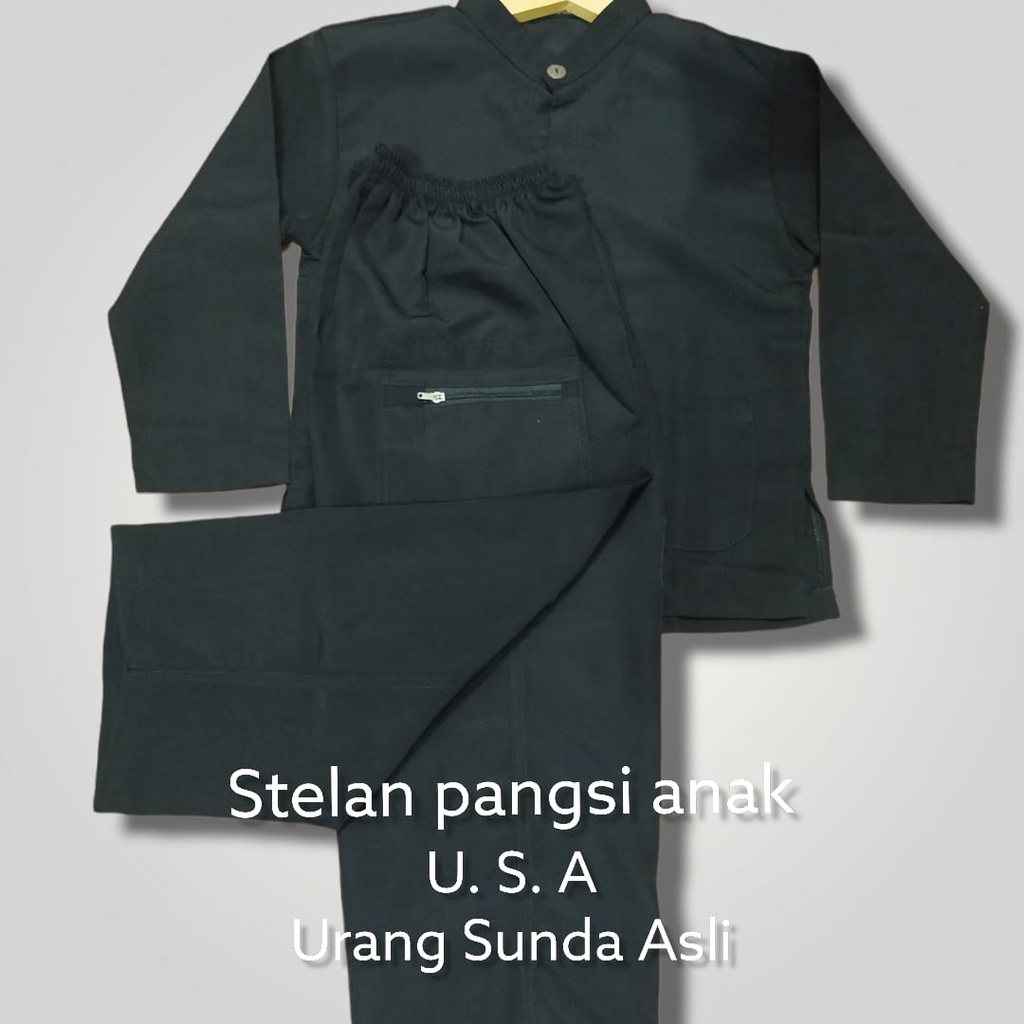 baju pangsi anak laki laki / setelan baju pangsi anak sd