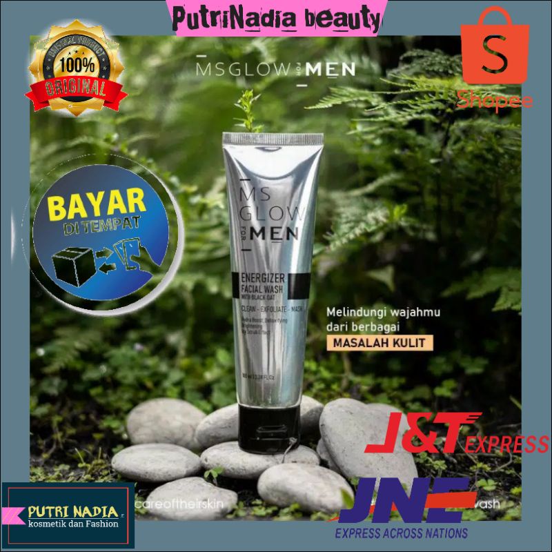 Facial Wash Ms Glow Men/Ms Glow For Men