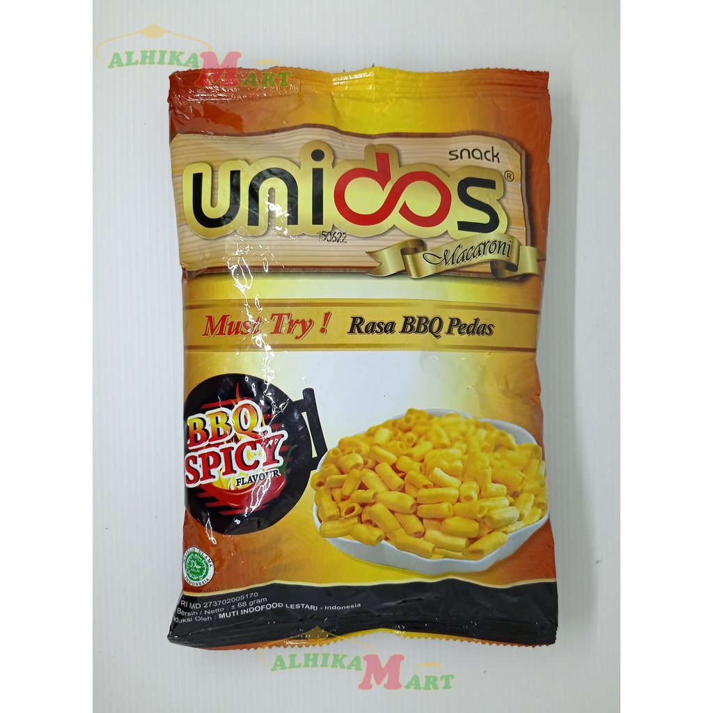 

Unidos Macaroni Snack - Barbeque 68 Gr (Pedas)