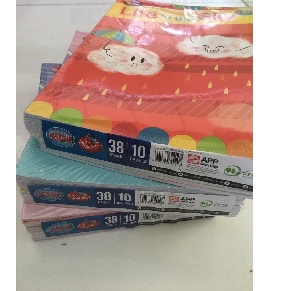 

New - GROSIR Buku Tulis Sinar Dunia / SIDU & KIKY 38 Lembar 케