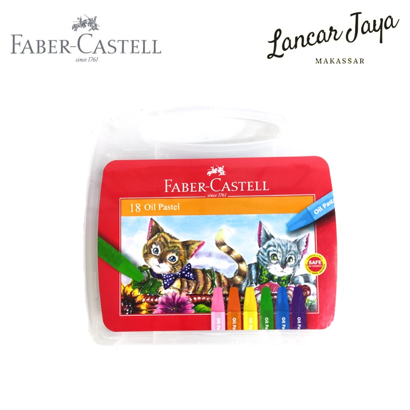 

Oil Pastel Crayon Krayon Minyak Faber Castell 18 warna Colors eco