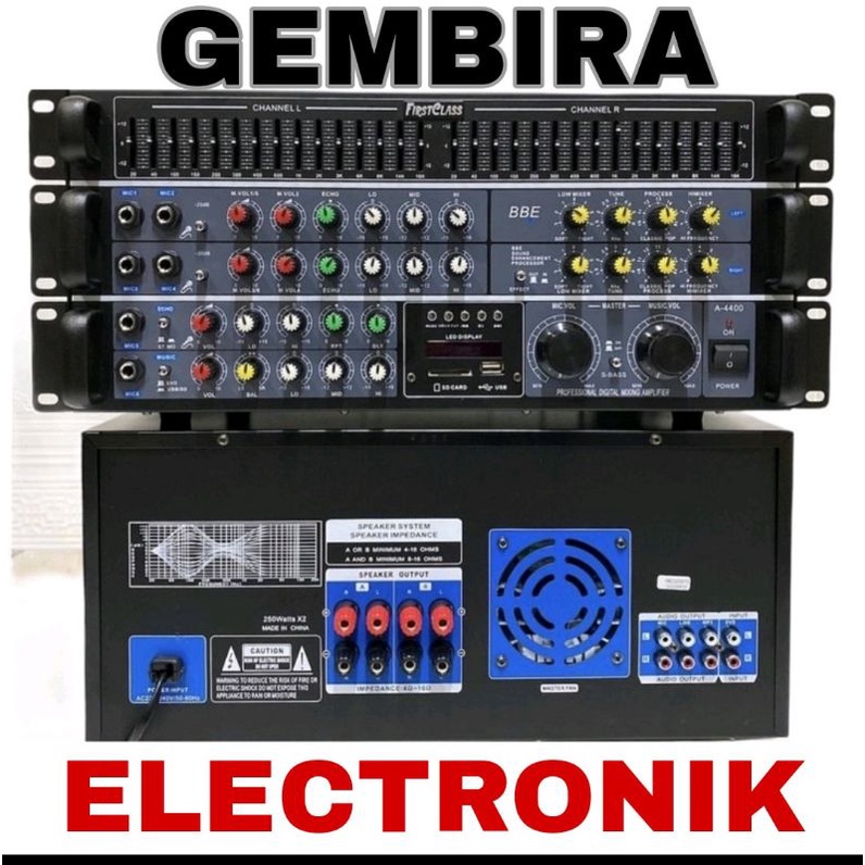Power Ampli Mixer Firstclass Fc A4400 Profesional Power Amplifier