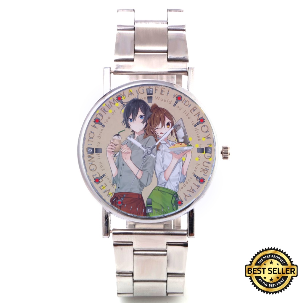 Jam Tangan Stainless Steel ANIME HOMIRAYA Custom Keren Besi Rantai Murah Meriah Unik Viral Aesthetic