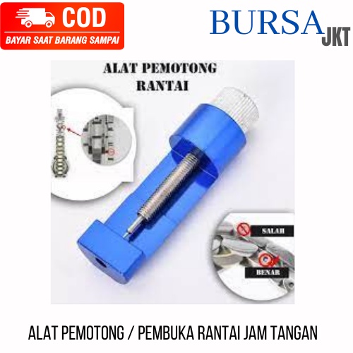 PEMOTONG &amp; PEMBUKA RANTAI JAM TANGAN ARLOJI BAHAN LOGAM PIN REMOVER KIT