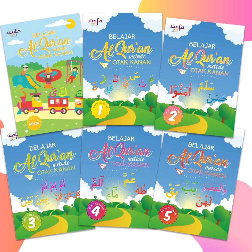 BUNDLING BUKU TILAWAH WAFA TK+BUKU TILAWAH WAFA 1-5 KnL |Super@cepat
