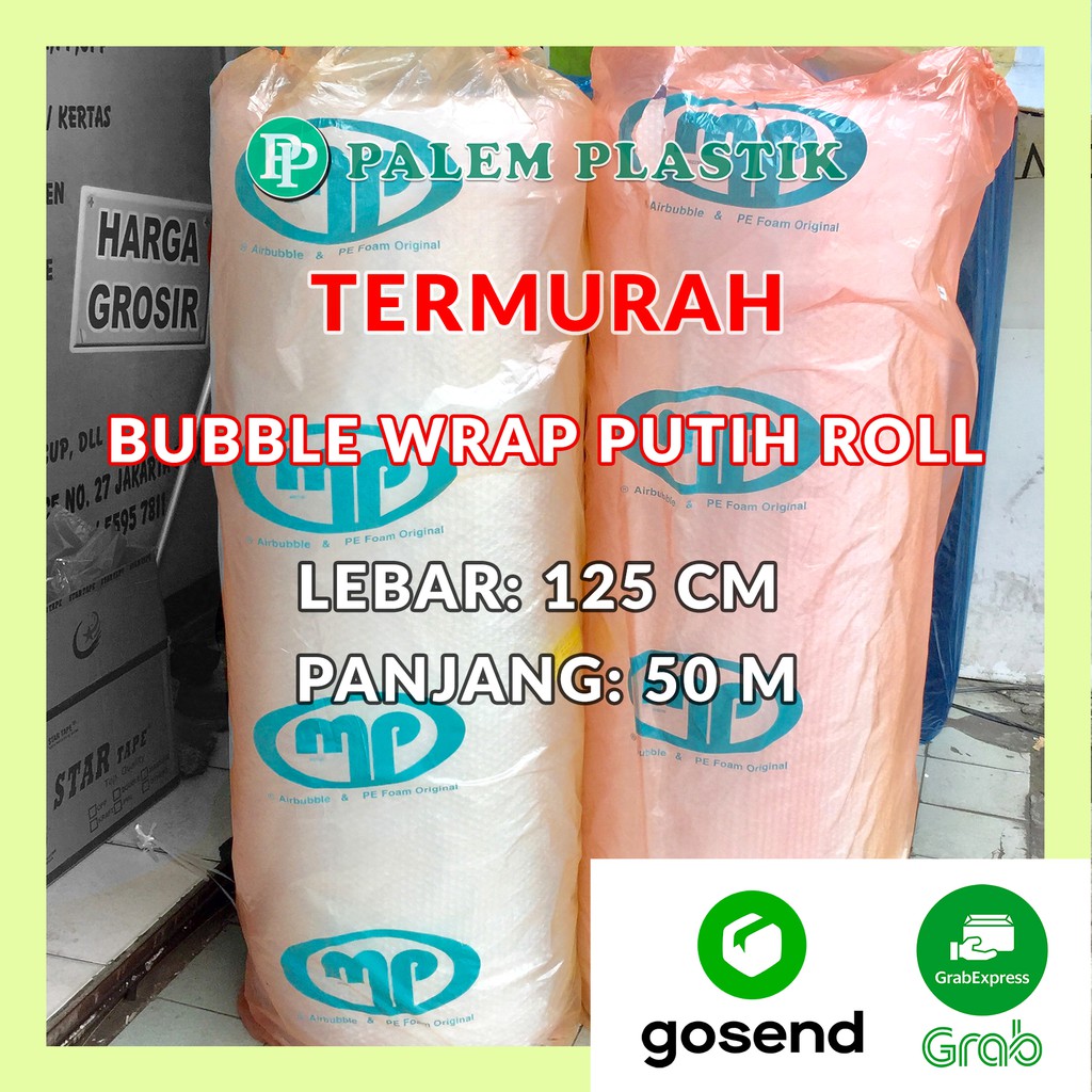 

BUBBLE SHEET / WRAP ROLL PUTIH MULIA PACK ORANGE MASTER 125 CM X 50 M