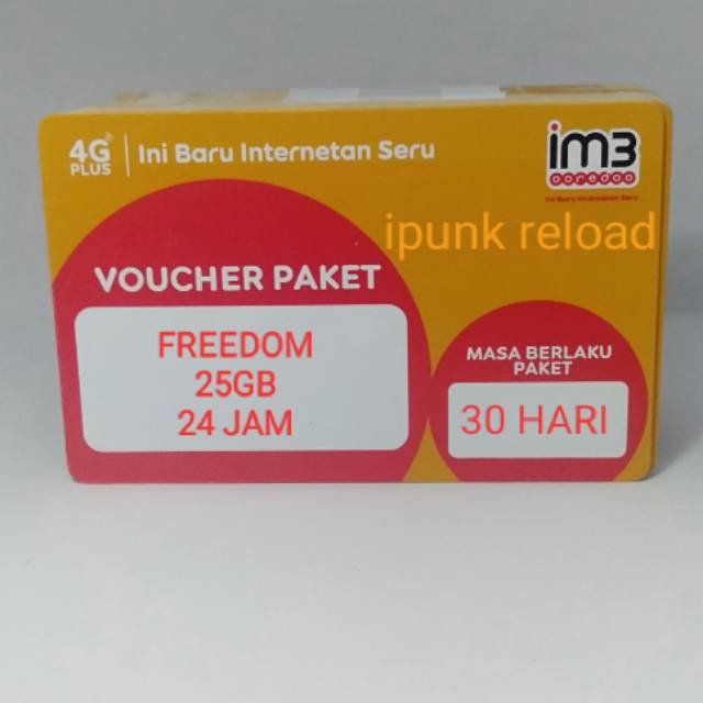 INDOSAT FREEDOM 25GB