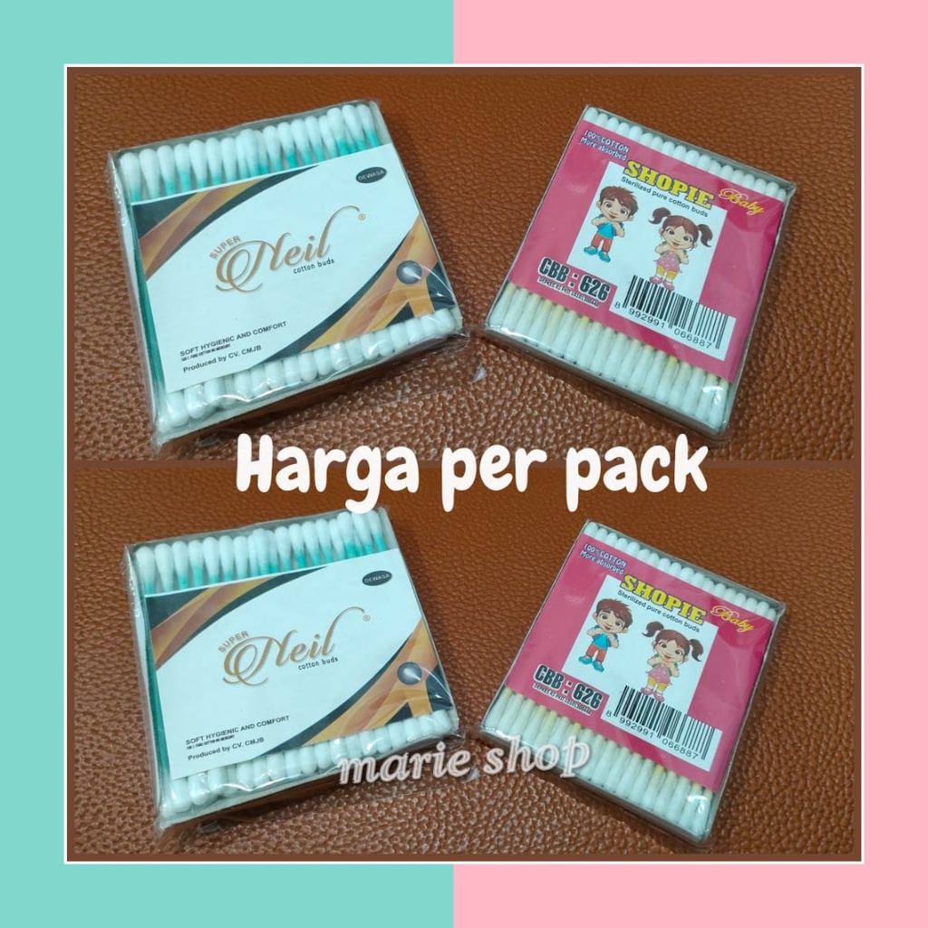 COTTON BUD MURAH / KUREK KUPING / KATENBAT / PEMBERSIH TELINGA BABY - DEWASA