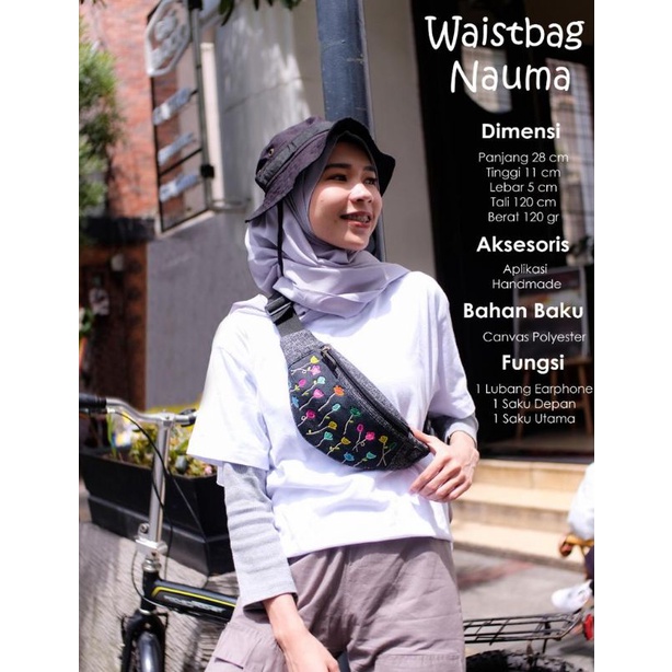 Tas Mudagaya/Nauma Waistbag/Tas selempang/Tas Punggung