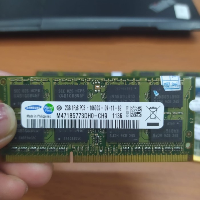 MEMORY RAM SODIMM  LAPTOP DDR3 2GB PC3-10600S KHUSUS BUAT LAPTOP LKE NEW MURAH MERIAH