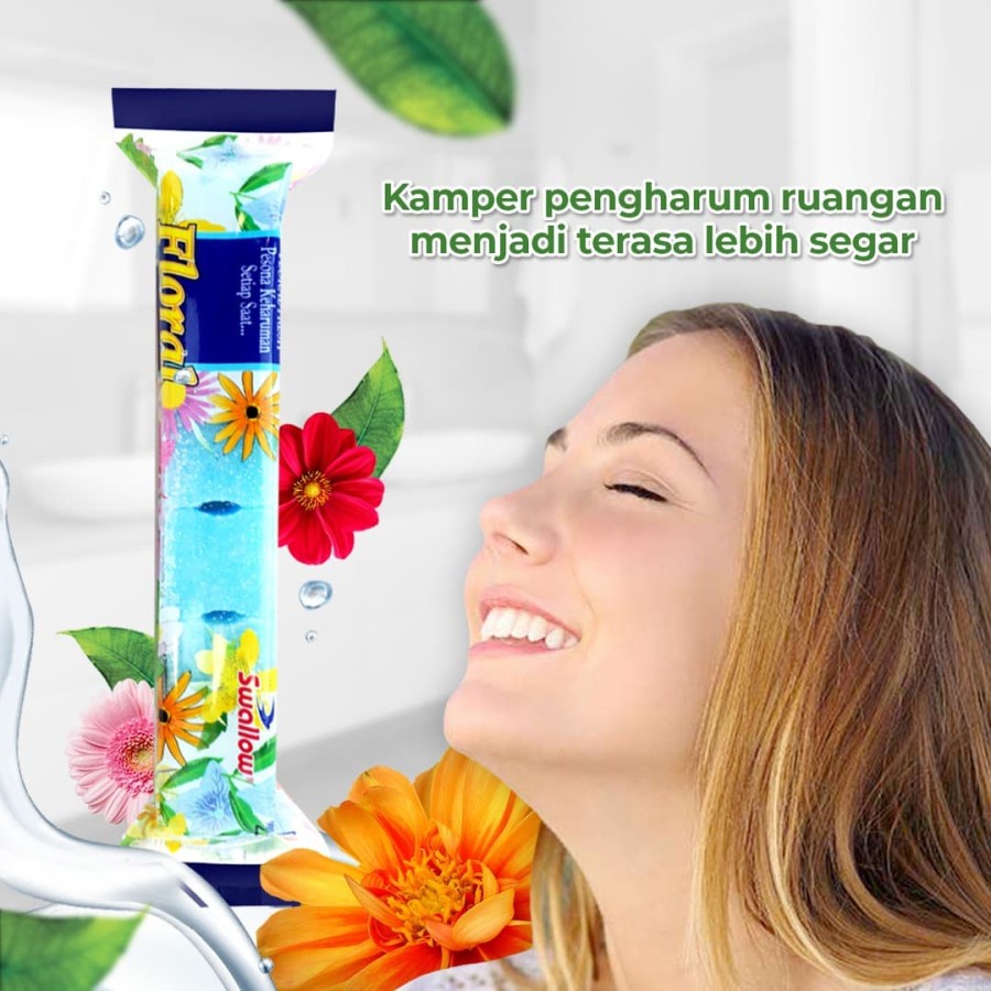 SWALLOW FLORAL FRESH ISI 6 COLOUR KAMPER BARUS TOILET