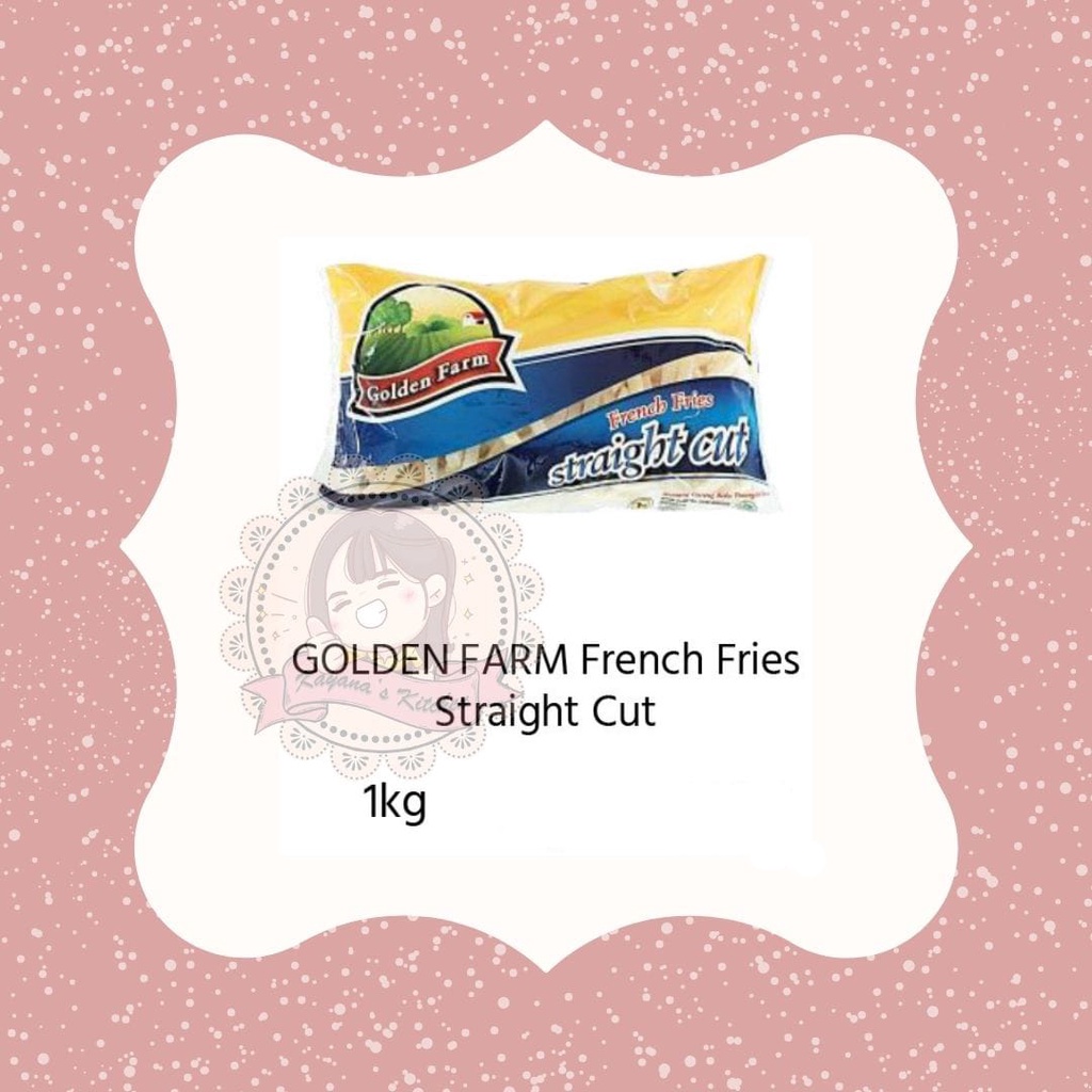 

kentang goreng golden farm - GOLDEN FARM FRENCH FRIES STRAIGHT CUT 1KG