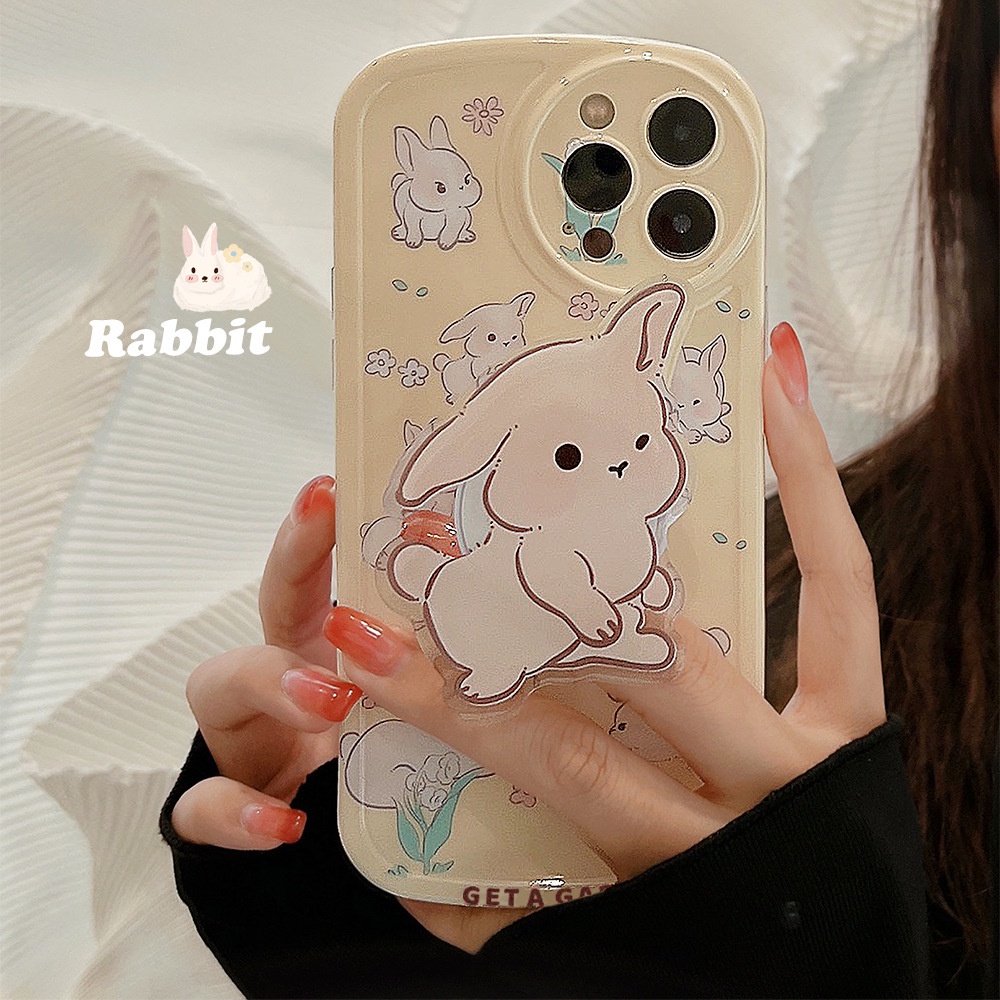 Soft Case Silikon Motif Kartun Kelinci Lucu Cover Iphone 11 12 13 PRO MAX