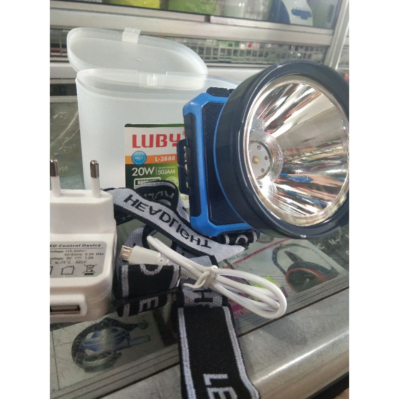 LED Rechargeable Headlight (senter kepala)