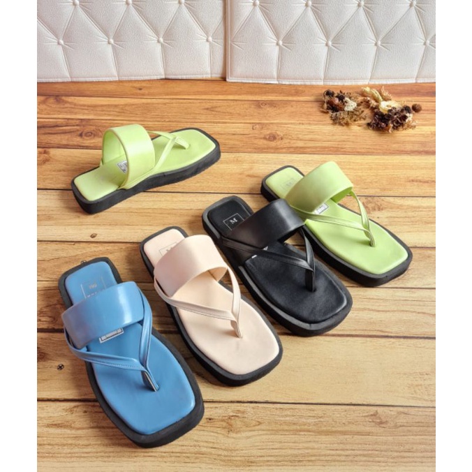 ABBUSHOES Bk 19 flip pop sepon super rania 3cm