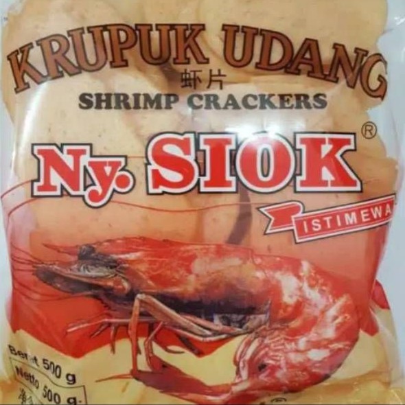 

kerupuk udang nyonya siok oval dan stik 500gr