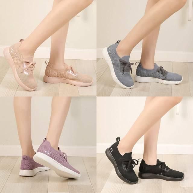 Sepatu Skechers Sketcher Skecher New Model Woman + Box