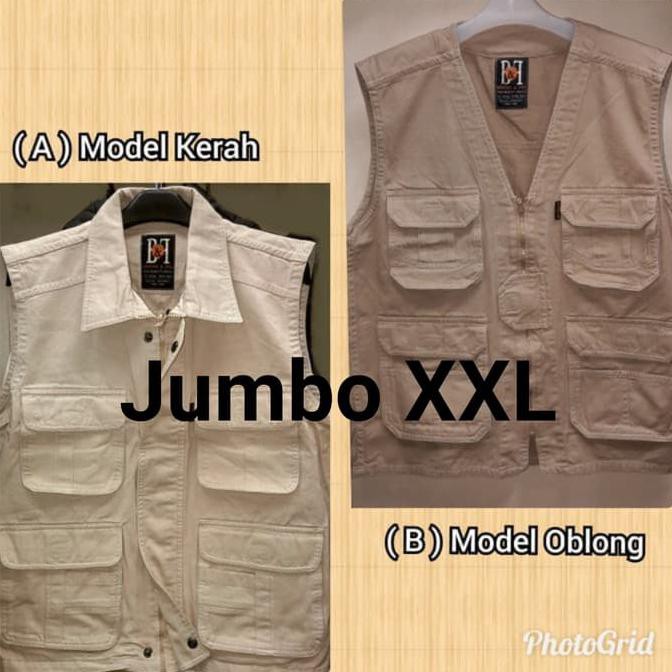 Siapkirim_Produk Rompi Kanvas Jumbo Bigsize