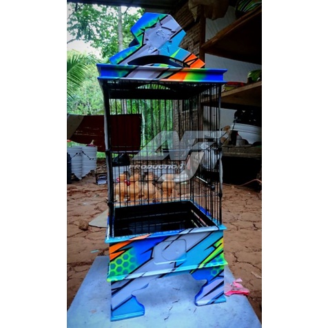 sangkar pleci air brush rep PCMI