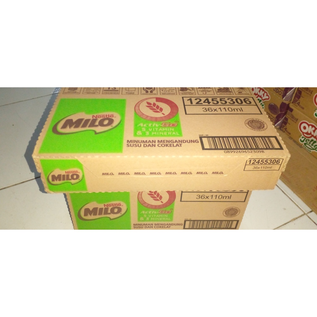 

MILO UHT 110 ML 1 DUS ISI 36 PCS