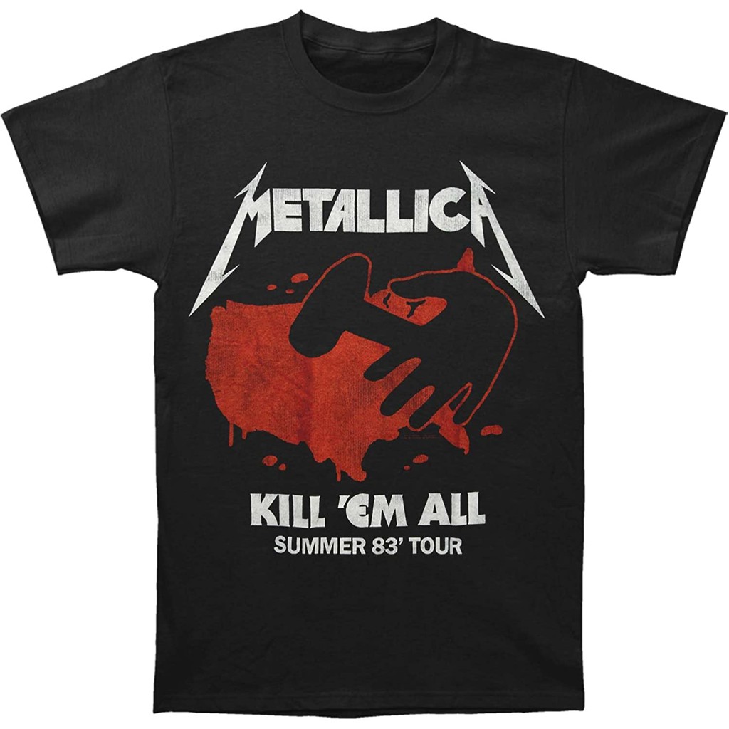 Baju Kaos Band Metallica KILLEM All Tour Mens TEE