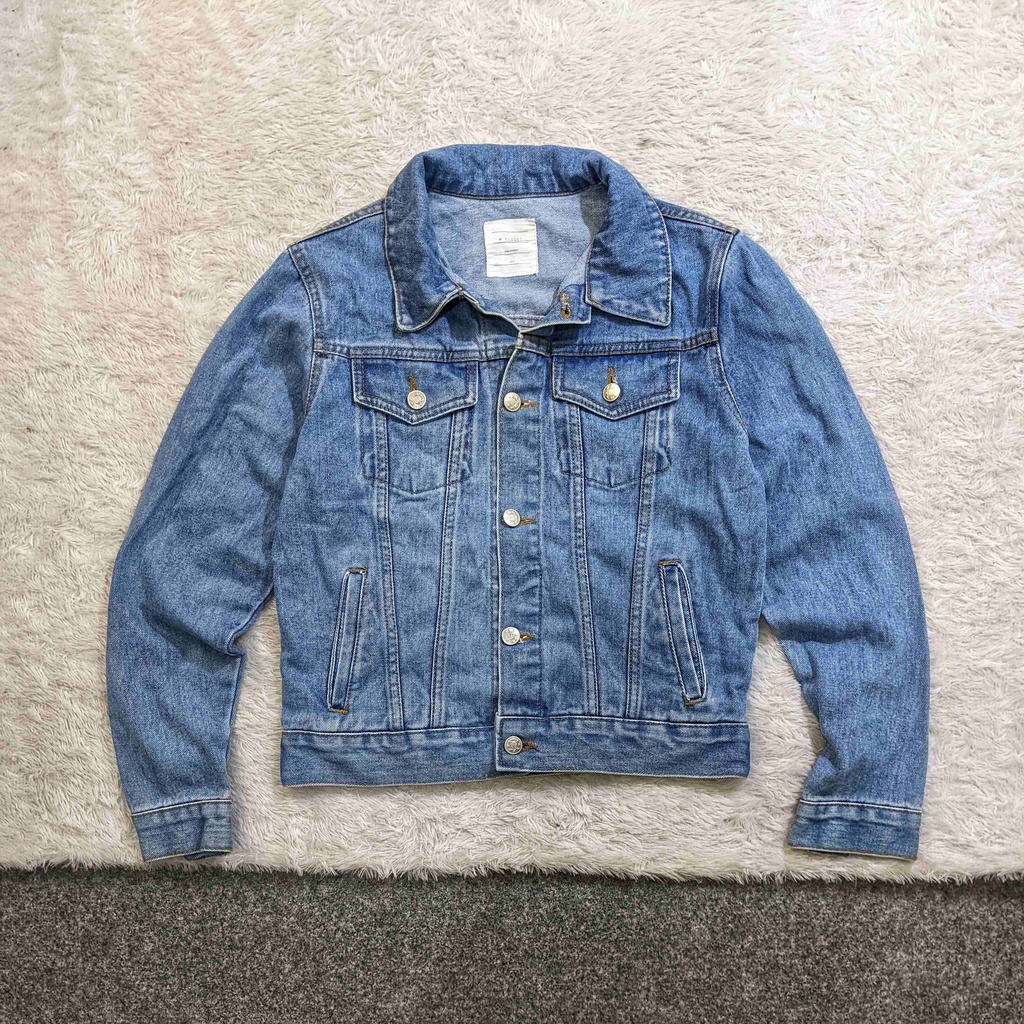 230 - Jaket Trucker Jeans Wanita Second Murah Bekas Original