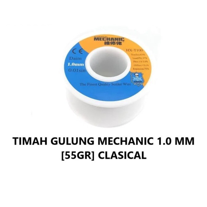 Original Mechanic Classical Timah Mechanic ukuran 1.0mm 1 mm 55 Gr