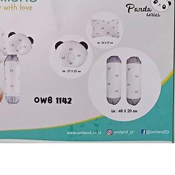 ◙ Omiland B+G Bantal Guling set Peang seri PANDA OWB1142 dan SLOTH series OB3715 ۩